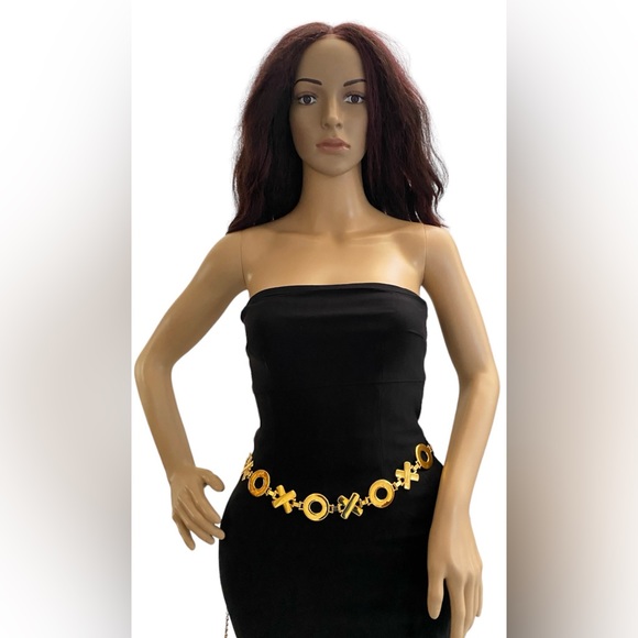 Vintage NI 97 XO linked metal belt main image 7